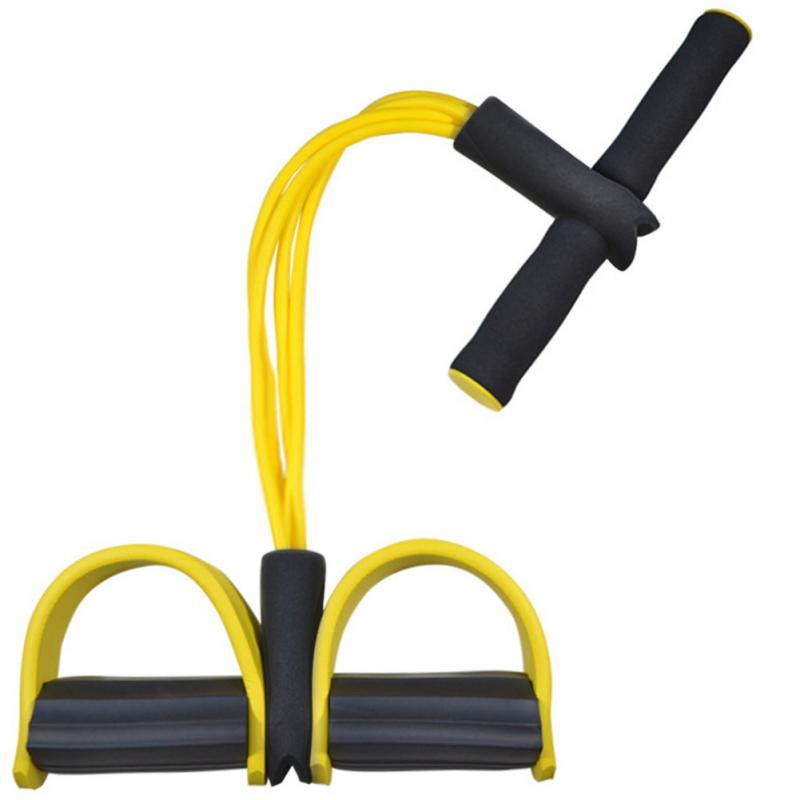 Latex Foot Pedal Resistance Band with Handle