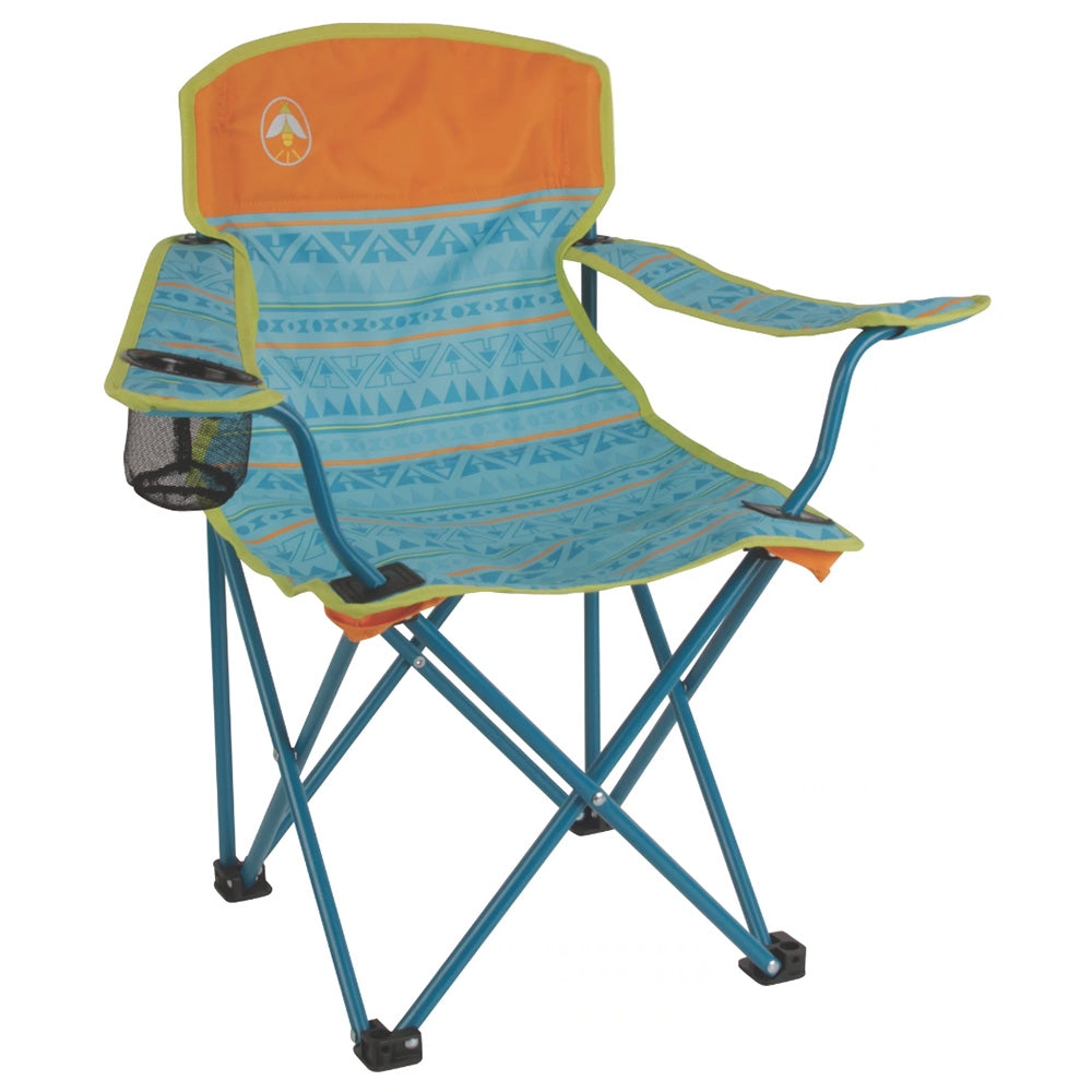 Coleman Kids Quad Chair - Teal TRAPSKI