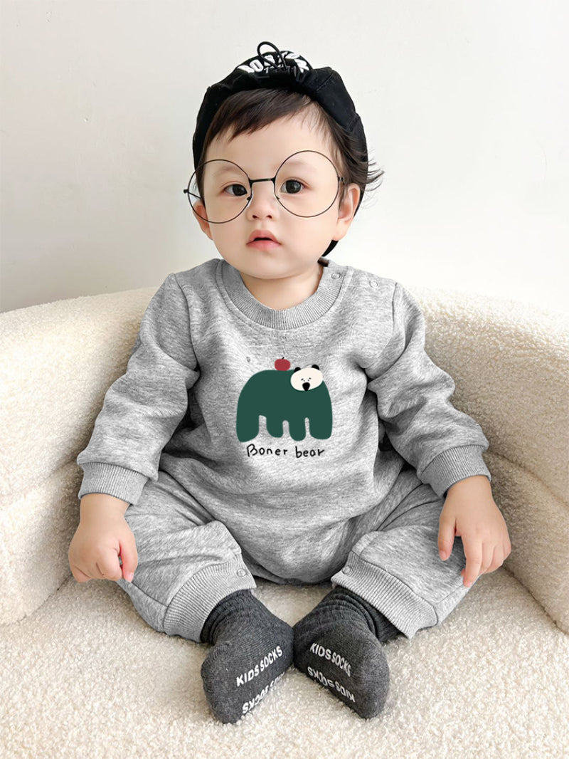 High Quality Family Friendly Autumn Sweatshirts Baby Onesies For Three
