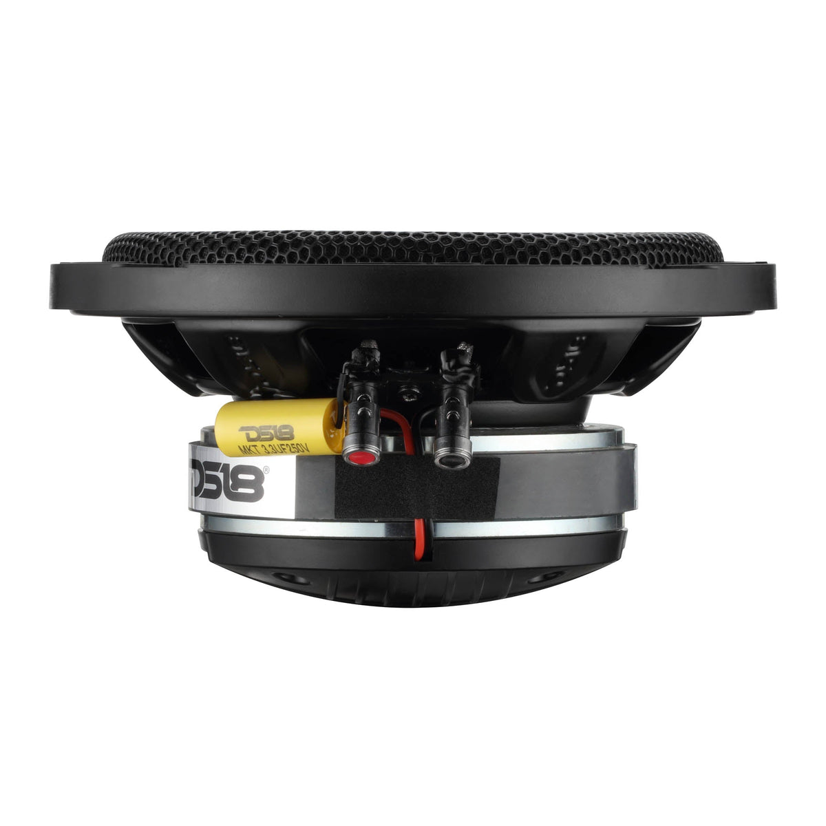 PRO 6.5" Shallow Coaxial Hybrid Mid-Range Loudspeaker with Built-in Driver | 150W RMS 4-Ohm DS18