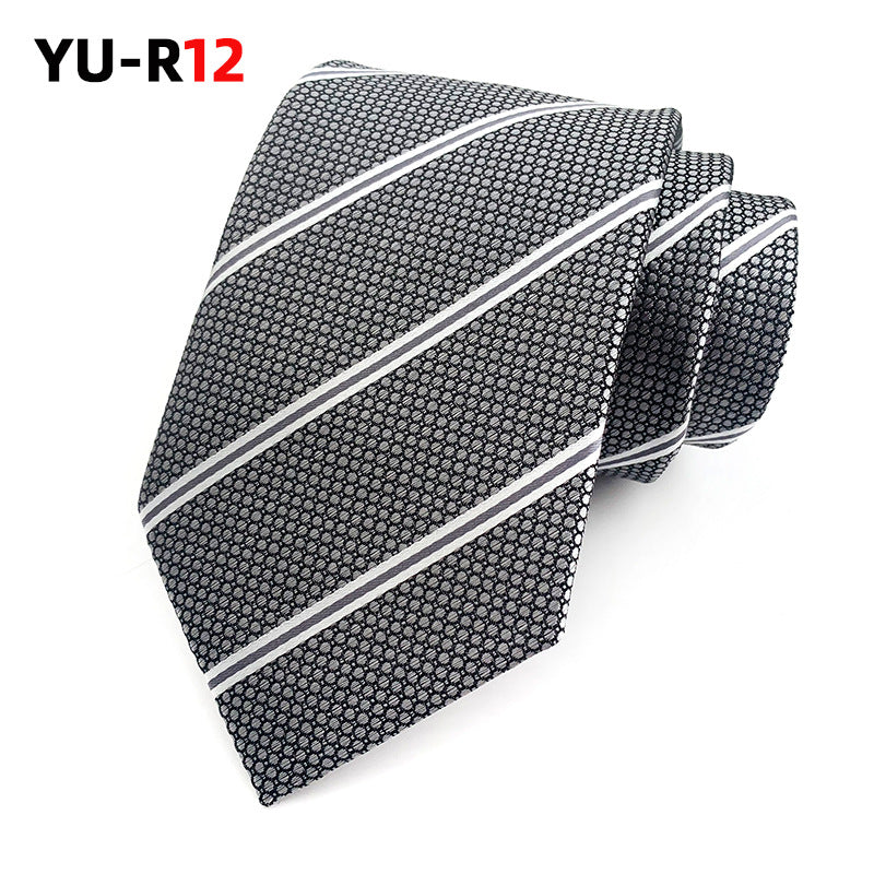 British Gentleman-style Striped Mens Tie For Suiting And Streetwear Coordination