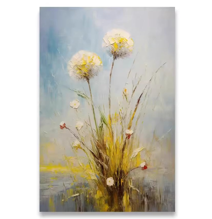 Dandelions Decoration Bedroom Posters For Wall Canvas Decor My Store