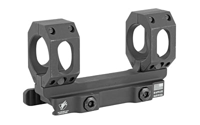 American Defense Mfg. AD-RECON-S Scope Mount |  Dual Quick Detach |  Vertical Spit Rings |  30MM |  Standard Height |  Black Atomic Defense