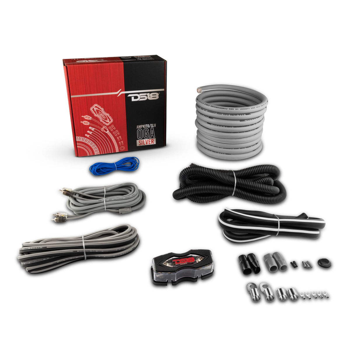 0-GA CCA Amplifiers  Installation Kit - SILVER DS18
