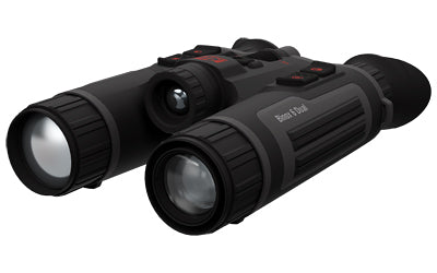 ATN Corp Binox 6 |  Laser Rangefinder |  Thermal Binocular |  Dual Multispectral |  5.5-44X Magnification |  35mm Objective |  Black |  Includes Carry Case and Charging Cable Atomic Defense