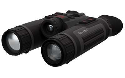 ATN Corp Binox 6 |  Laser Rangefinder |  Thermal Binocular |  Dual Multispectral |  5.5-44X Magnification |  35mm Objective |  Black |  Includes Carry Case and Charging Cable Atomic Defense