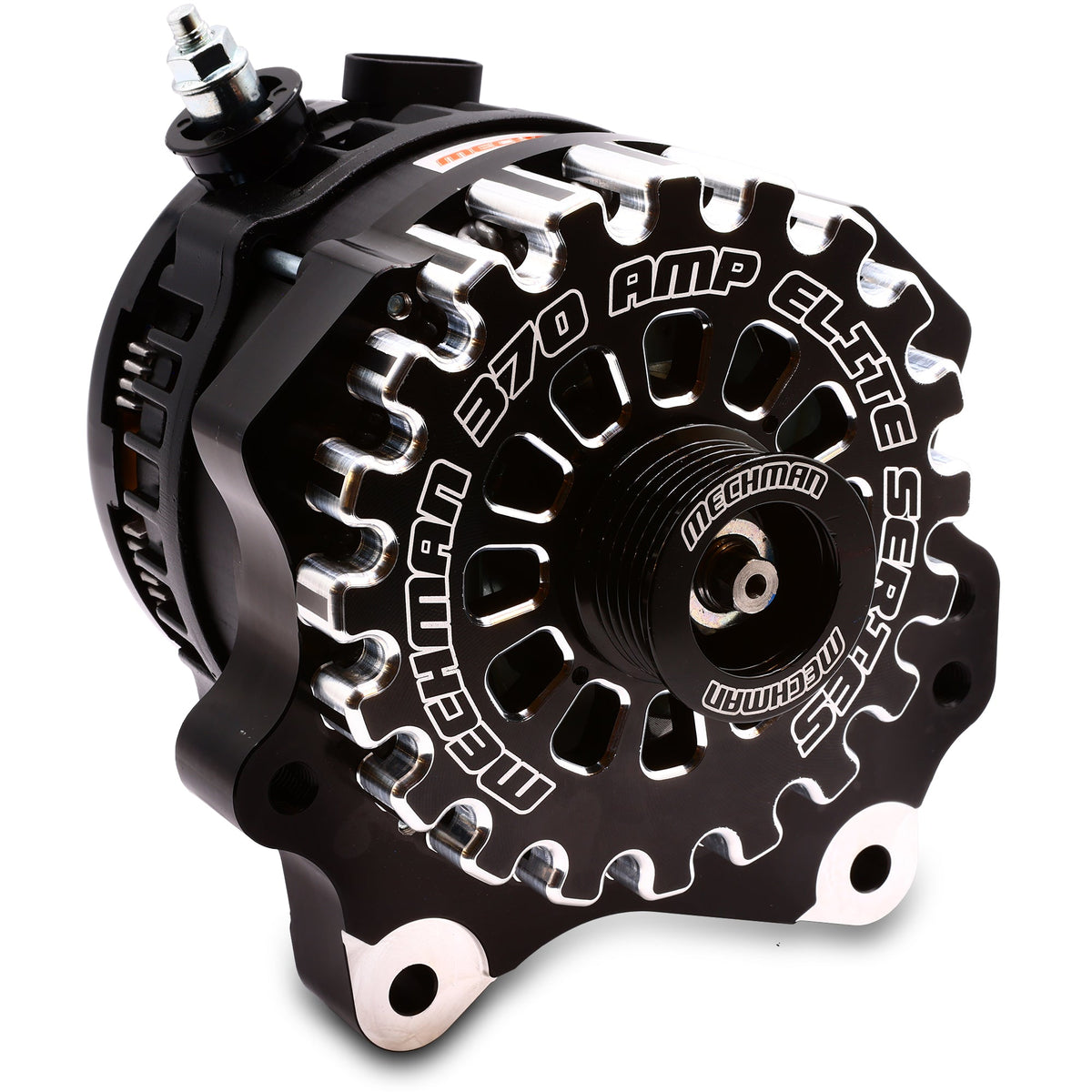 Mechman 370 Amp Billet V-Mount Alternator 1996-1998 Ford Mustang 4.6L SOHC