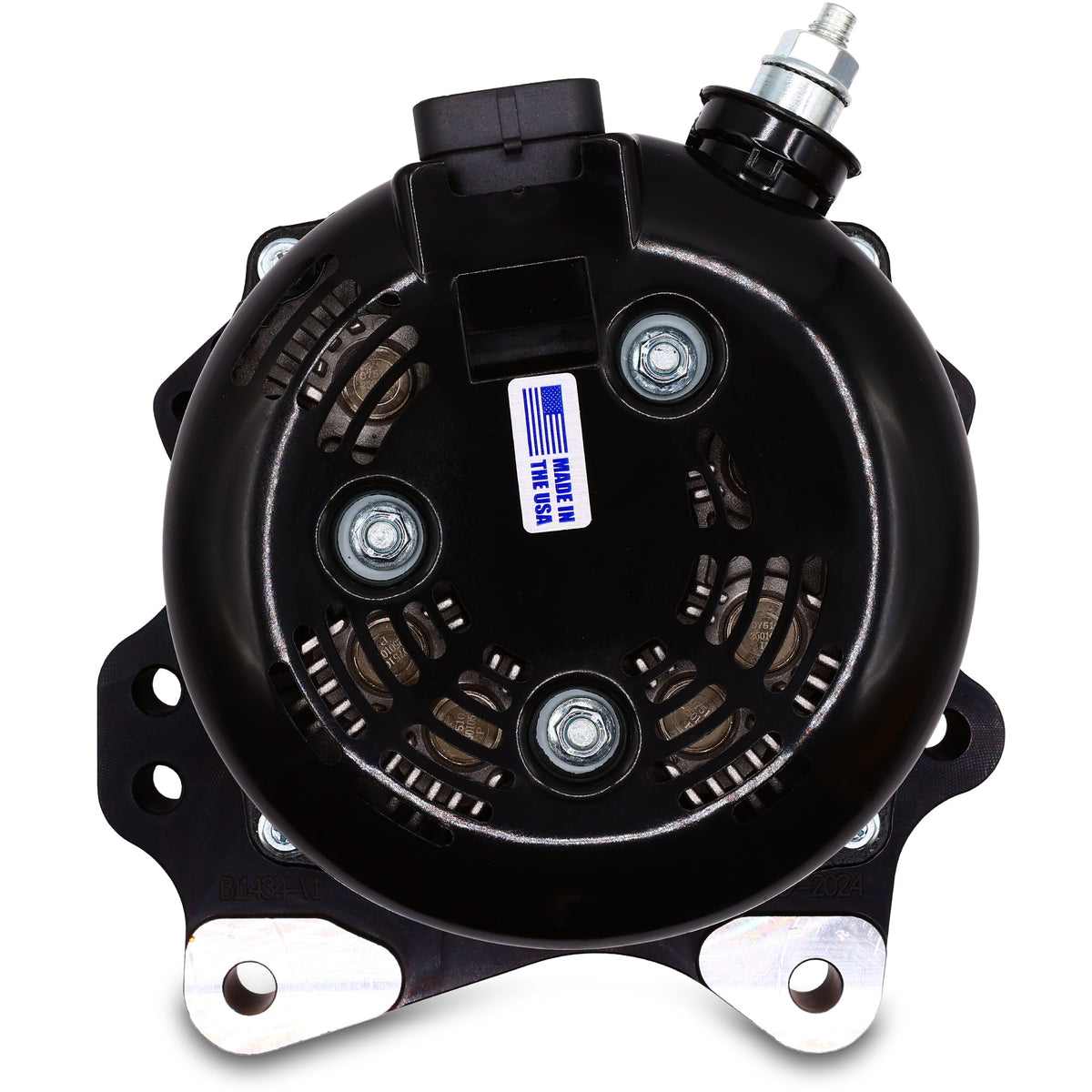 Mechman 370 Amp Billet V-Mount Alternator 1996-1998 Ford Mustang 4.6L SOHC