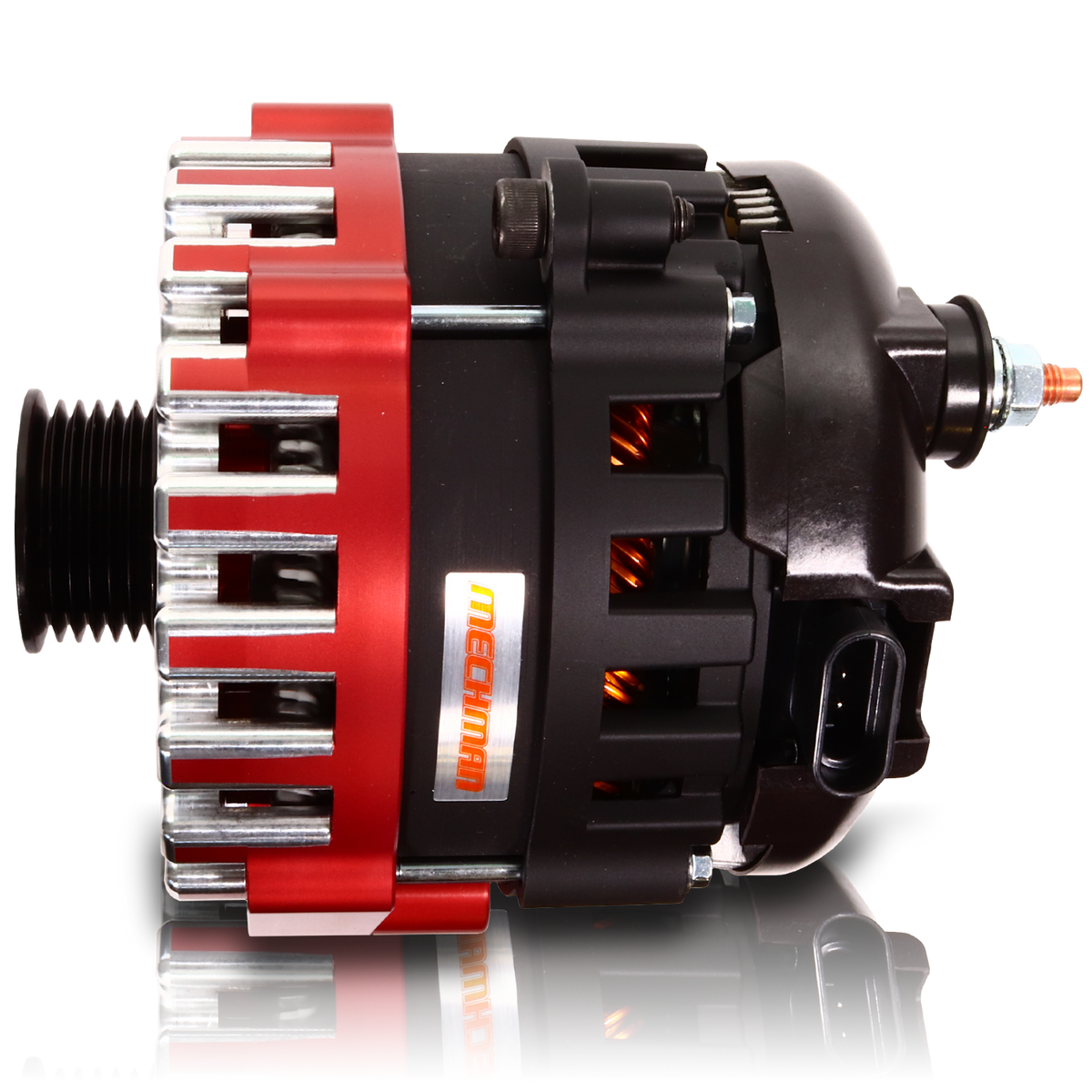 Mechman 400 Amp Elite Series Alternator 1987-1995 GM Truck / SUV - Red