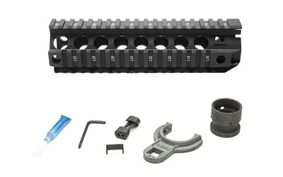 Bravo Company Quad Rail |  Picatinny Rail |  Fits AR Rifles |  7" |  Black Atomic Defense