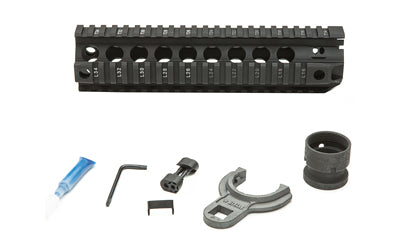 Bravo Company Quad Rail |  Picatinny Rail |  Fits AR Rifles |  9" |  Black Atomic Defense