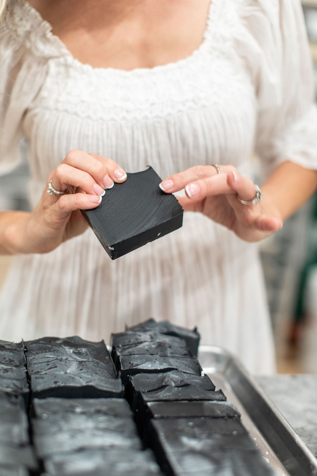 Clarifying Charcoal Bar Handmade Tallow and Goat Milk Soap Bar Pretty farm girl