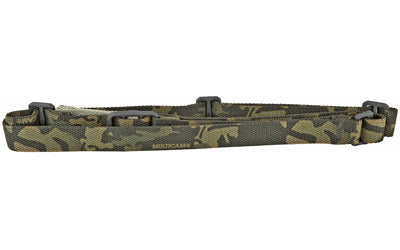 Blue Force Gear Vickers Sling -  2-Point Combat Sling -  Black -  Molded Acetal Adjuster -  No Quick Release -  Attached with TriGlide instead of Loop Lock Atomic Defense
