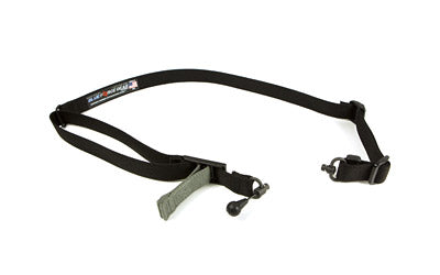 Blue Force Gear Vickers 221 Sling -  2-To-1 Point Sling -  Black -  RED Swivel -  Molded Acetal Adjuster Atomic Defense