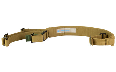Blue Force Gear Vickers Combat Applications Sling -  Padded 2 Point Combat Sling with Metal Hardware -  54"-64" Length -  Black -  1.25" Webbing Atomic Defense