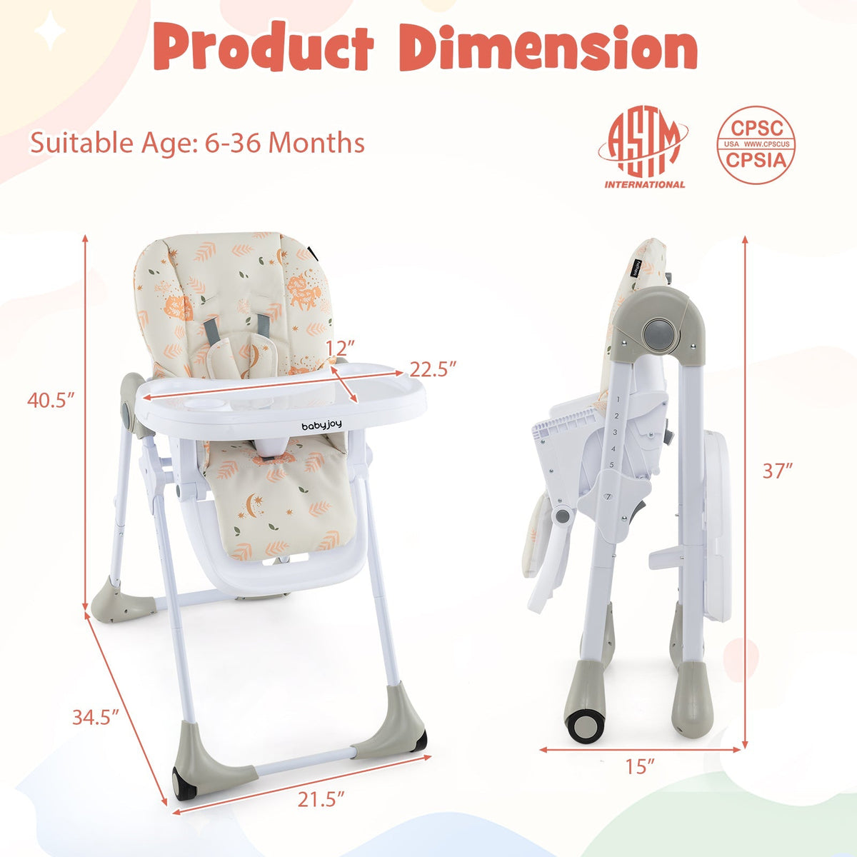 3-In-1 Convertible Baby High Chair GBruno Store