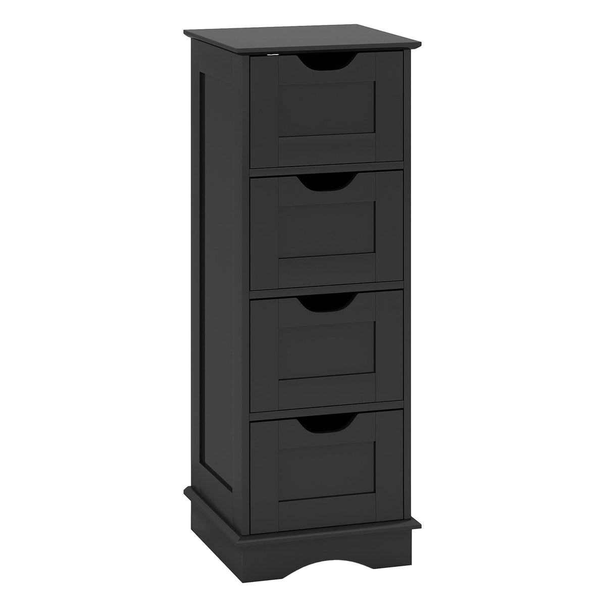 Bathroom Storage Cabinet with Cutout Handles and 4 Drawers DirectDeals