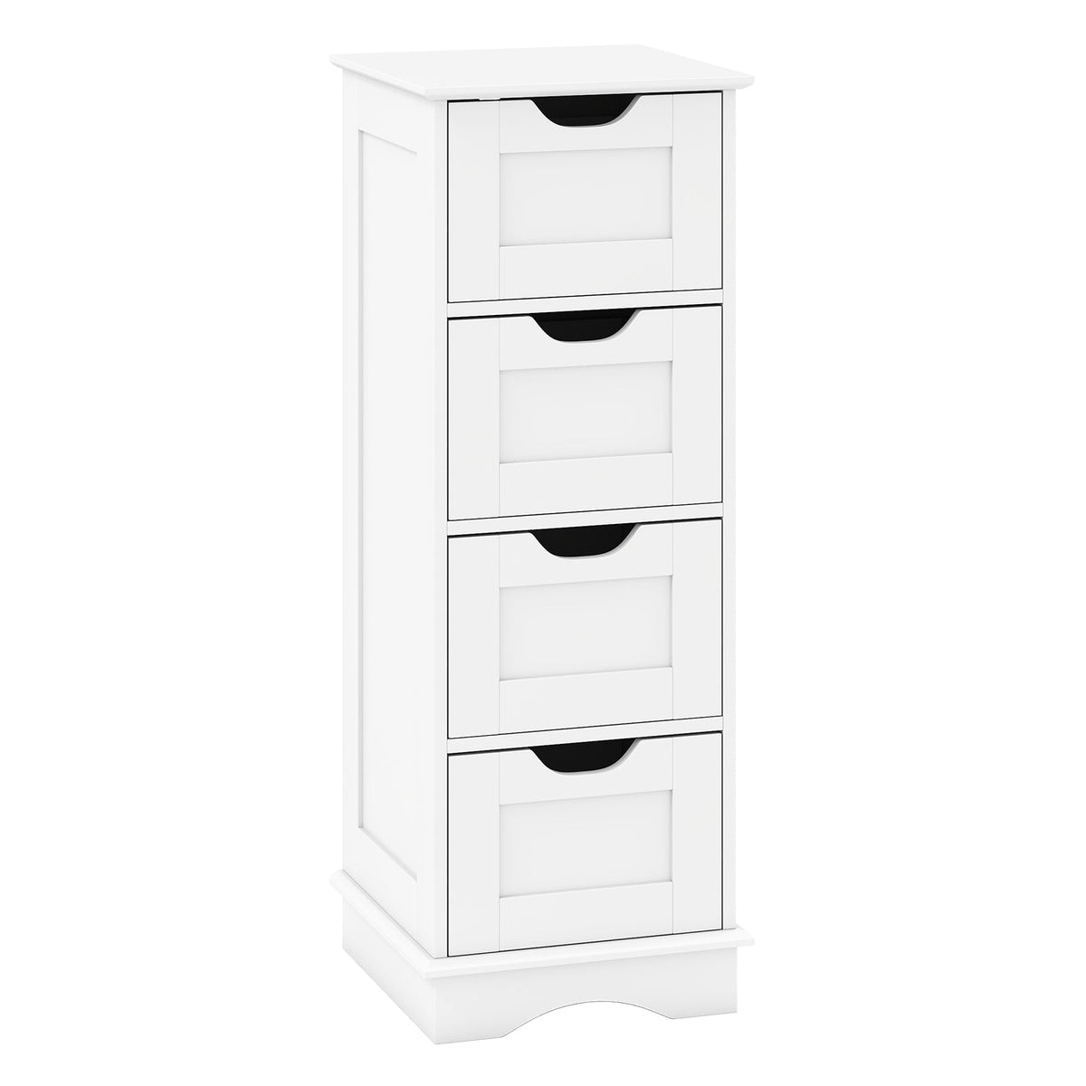 Bathroom Storage Cabinet with Cutout Handles and 4 Drawers DirectDeals