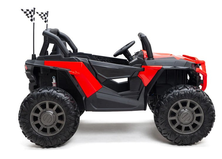 2-Seater 24V Electric Ride-On ATV Buggy with Magic Cars Remote Control for Kids