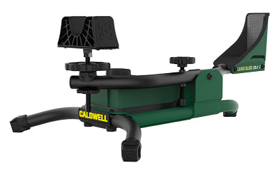 Caldwell Lead Sled Solo 2 with Weight Reservoir |  Shooting Rest |  Universal Fit |  Adjustable |  Green Atomic Defense