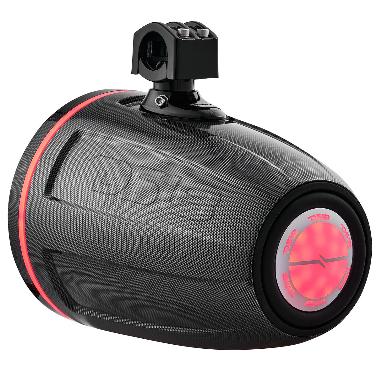 NXL 10" Marine and Powersports Empty Tower LED RGB Lights -Black Carbon Fiber DS18