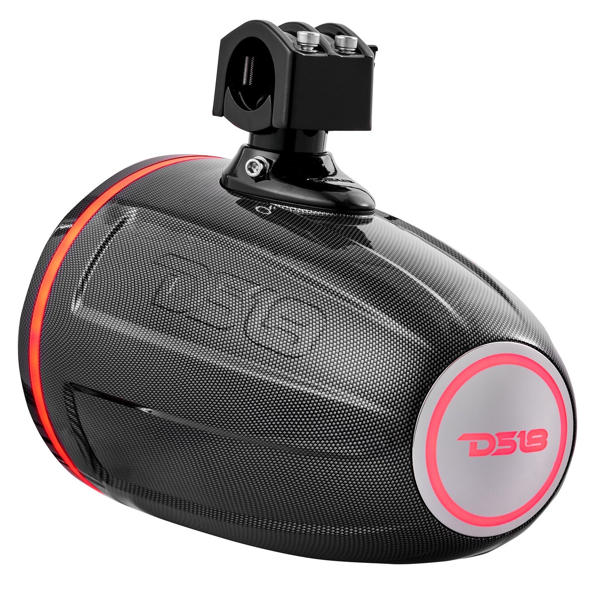 NXL 8" Marine and Powersports Empty Tower LED RGB Lights -Black Carbon Fiber DS18