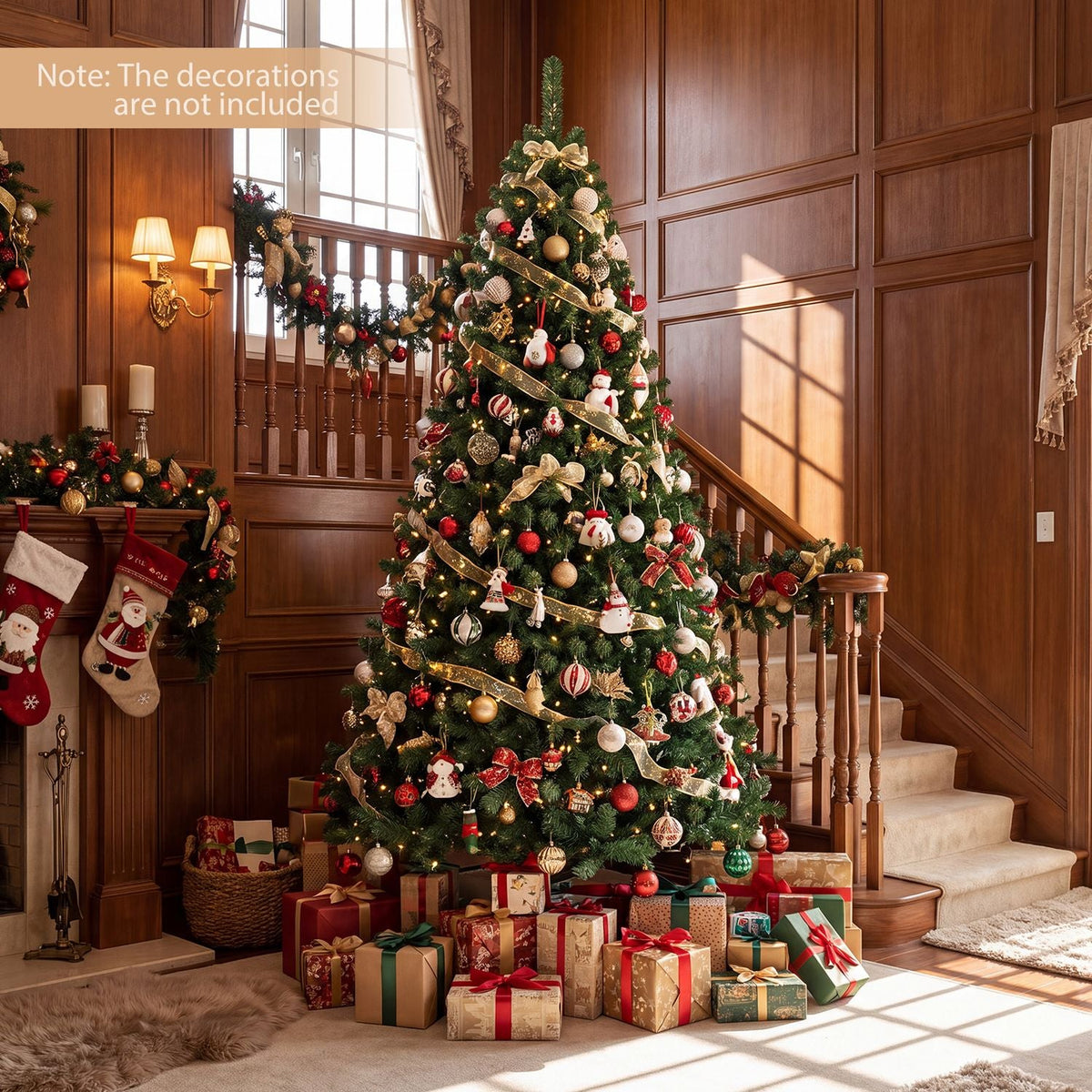 6 FT Smart Pencil Christmas Tree with RGB Lights & Music Sync DirectDeals