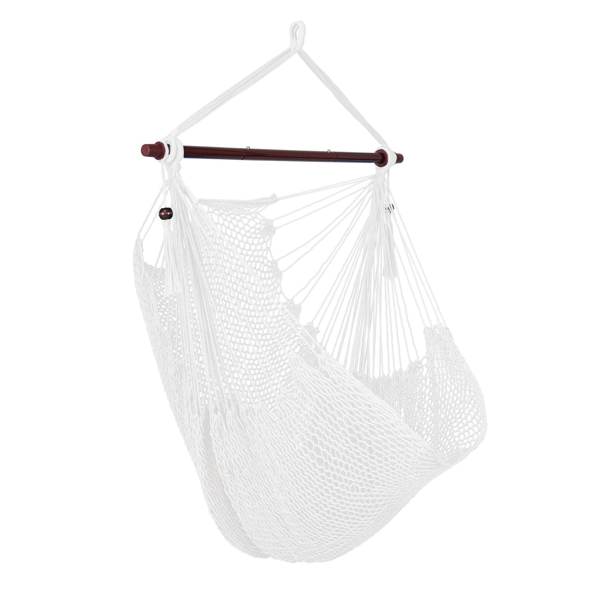 Caribbean Hammock Chair with Metal Spreader Bar - Beige