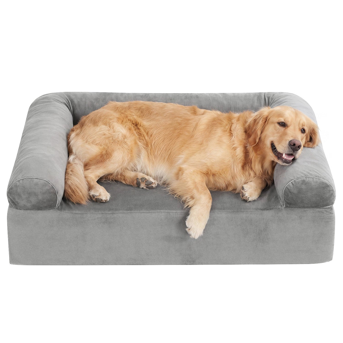 Cooling Gel Memory Foam Dog Bed for Medium Dogs with Washable Cover DirectDeals