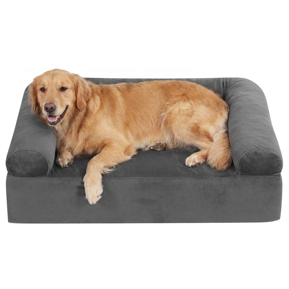 Cooling Gel Memory Foam Dog Bed for Medium Dogs with Washable Cover DirectDeals