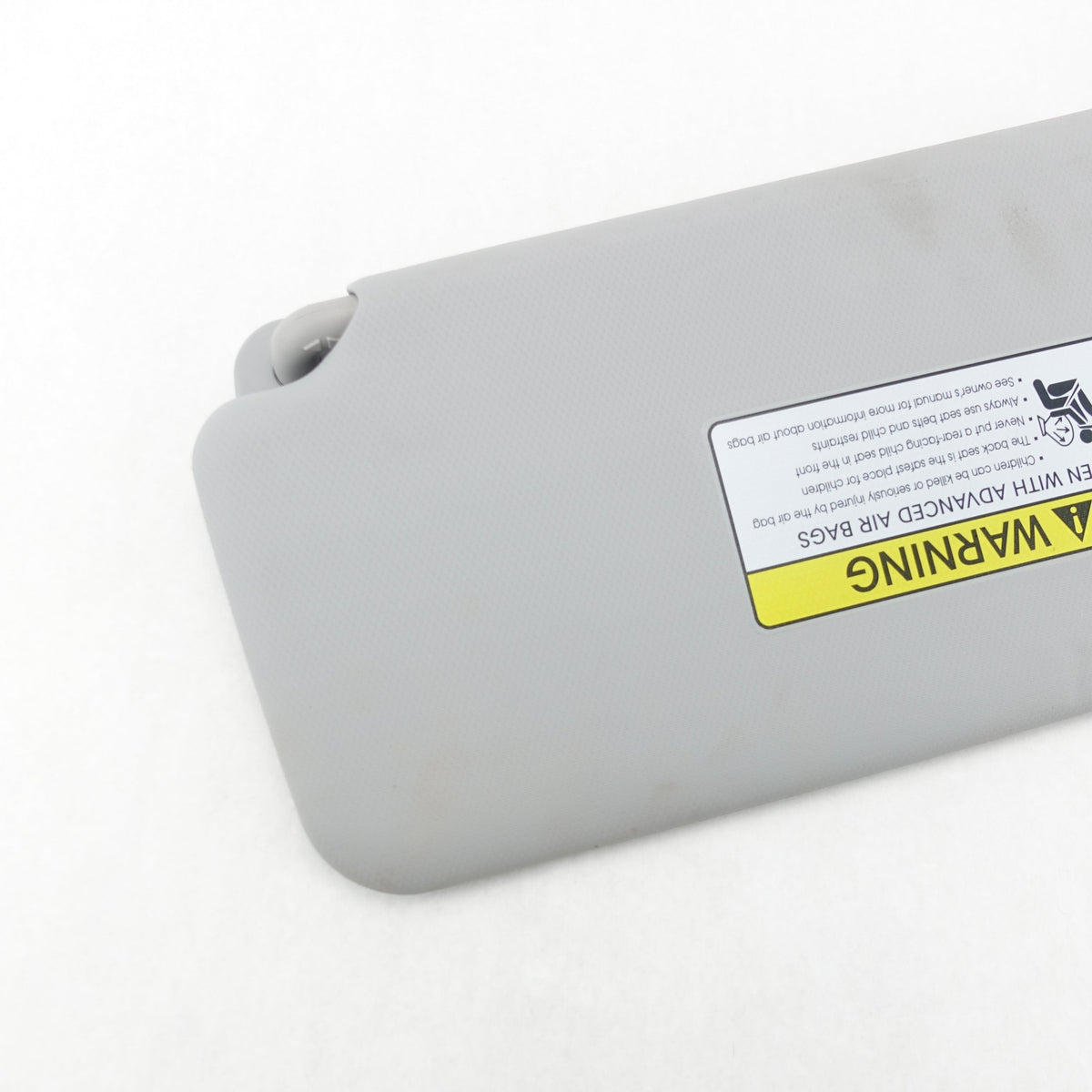 Damage 2016 2017 2018 Hyundai Tucson Passenger Right Sunvisor Sun Visor Gray