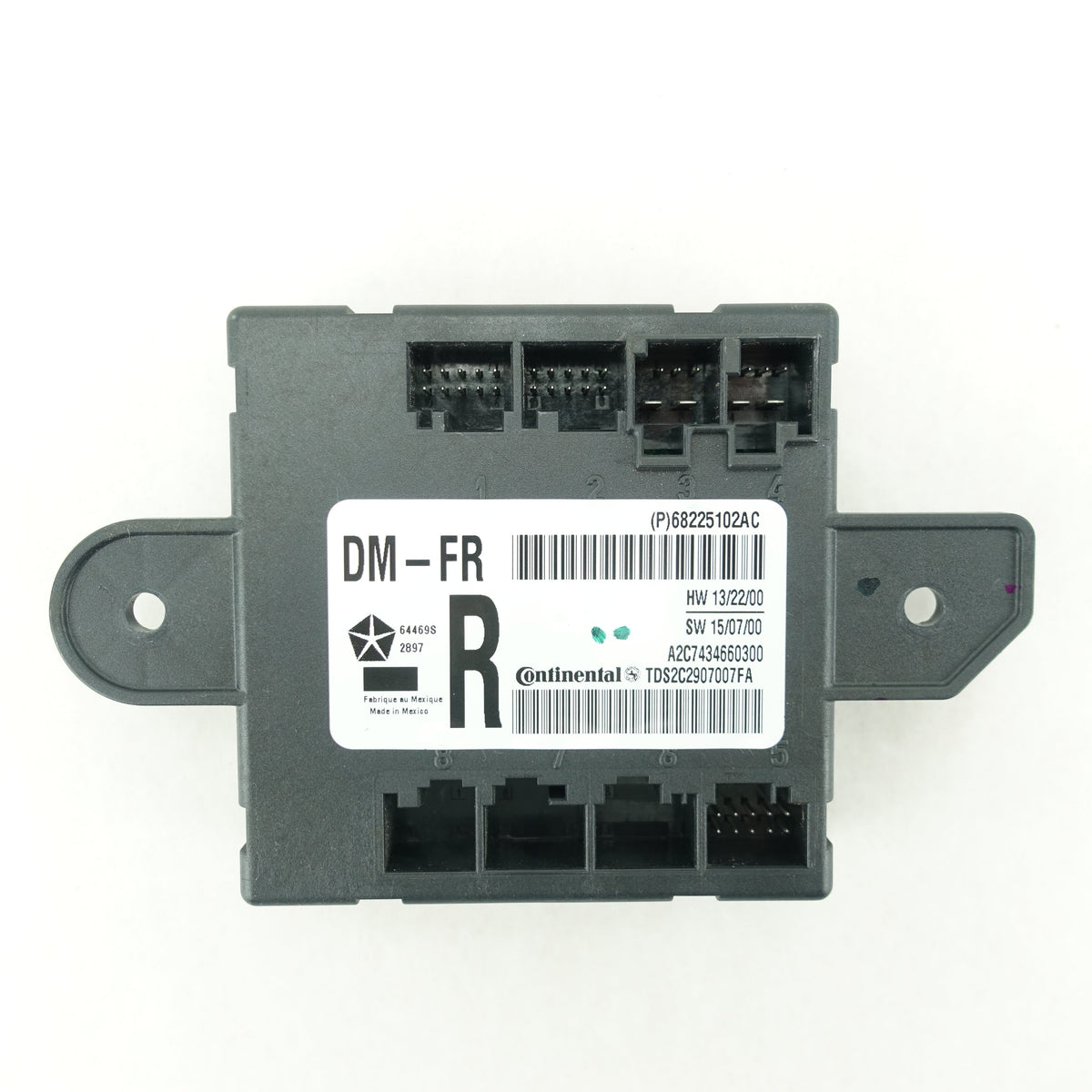 2013 2014 2015 2016 2017 2018 Ram 1500 Passenger Right Front Door Module Hub