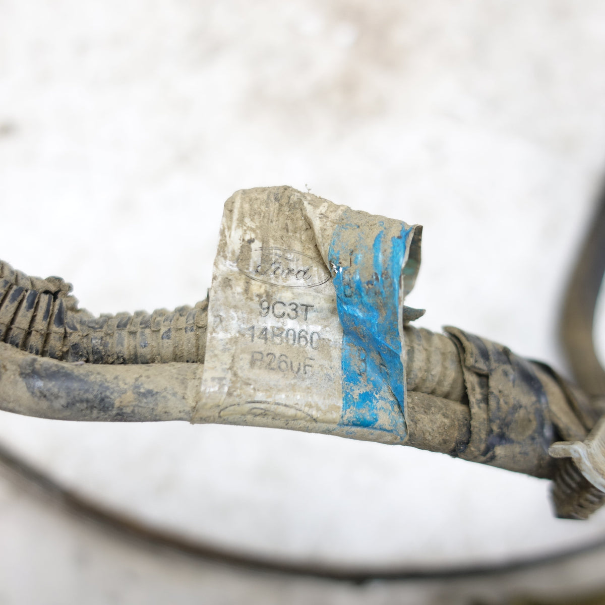 2009 Ford F550 6.8L V10 Positive Negative Battery Cable Wire