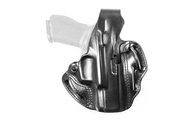 DeSantis Gunhide THUMB BREAK SCABBARD |  OWB Holster |  Fits Springfield Echelon 4" With or Without Optic |  Leather Construction |  Right Hand |  Black Atomic Defense