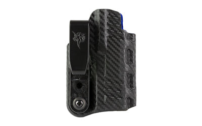 DeSantis Gunhide Slim-Tuk |  Inside Waistband Holster |  Fits Sig Sauer P365-XMACRO |  Ambidextrous |  Carbon Fiber Exterior Finish |  Blue Kydex Interior Atomic Defense