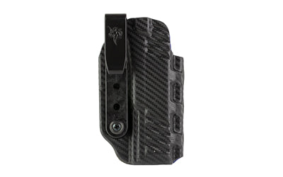 DeSantis Gunhide Slim-Tuk |  Inside Waistband Holster |  Fits Sig Sauer P365-XMACRO |  Ambidextrous |  Carbon Fiber Exterior Finish |  Blue Kydex Interior Atomic Defense