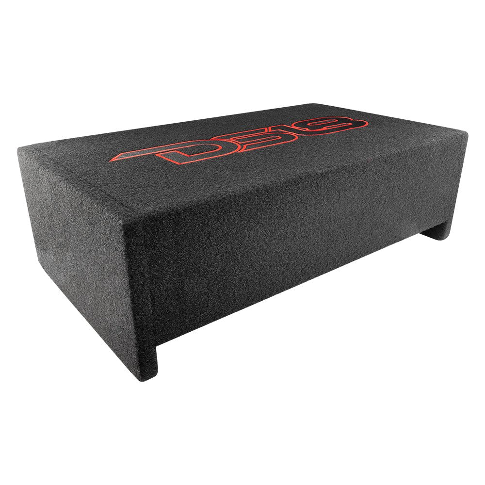 10" Loaded Amplified Shallow Down Fire Subwoofer Enclosure 250 Watts Rms DS18