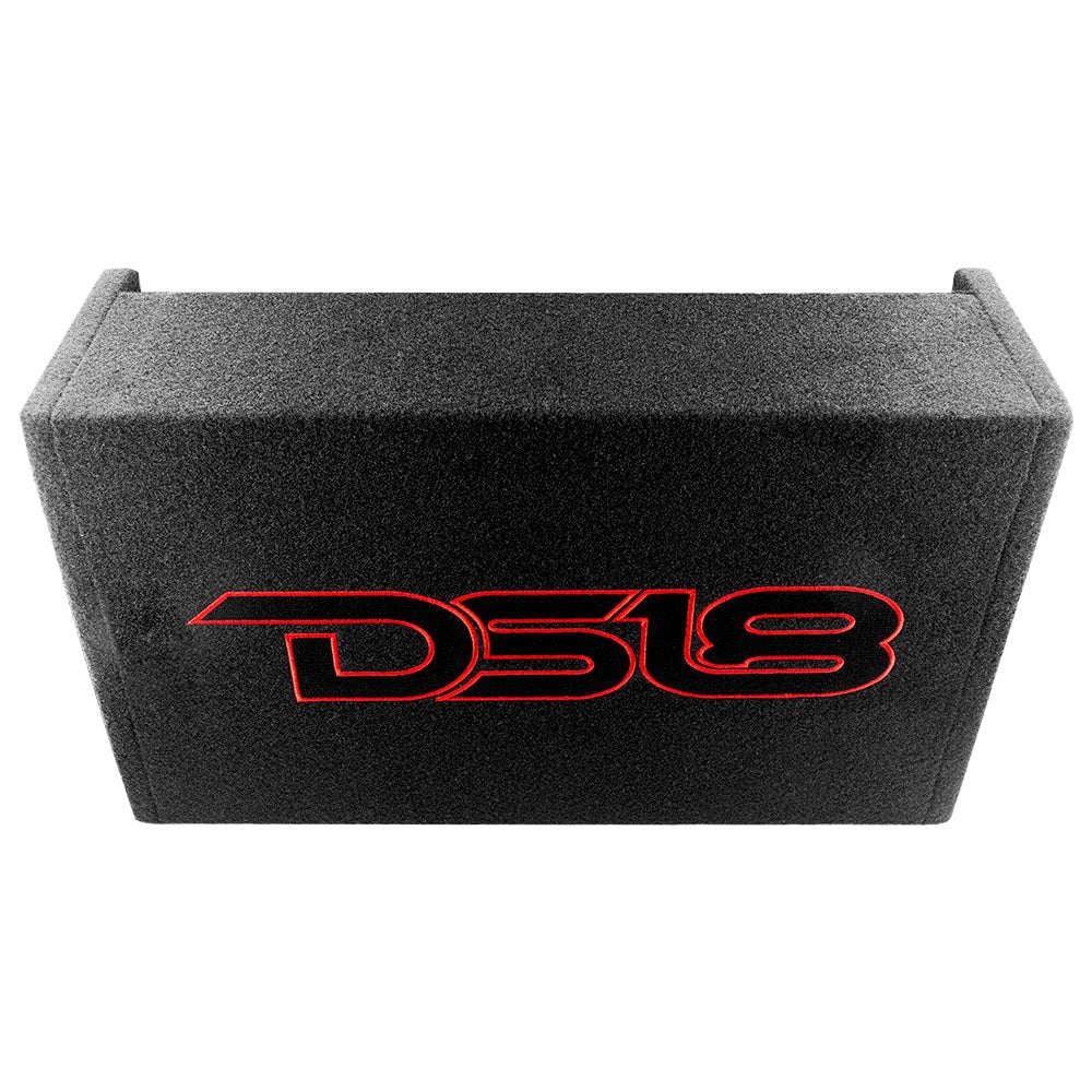 10" Loaded Amplified Shallow Down Fire Subwoofer Enclosure 250 Watts Rms DS18