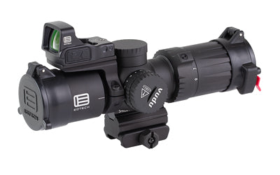 EOTECH Vudu Rifle Scope -  3-9X32mm -  HC-1 Reticle -  Second Focal Plane -  Matte Finish -  Black -  Includes Integrated Mount and EFLX Mini Reflex Red Dot Sight Atomic Defense