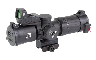 EOTECH Vudu Rifle Scope -  3-9X32mm -  HC-1 Reticle -  Second Focal Plane -  Matte Finish -  Black -  Includes Integrated Mount and EFLX Mini Reflex Red Dot Sight Atomic Defense