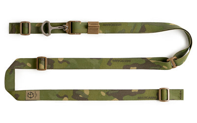 Edgar Sherman Design ESD Sling |  2-Point Combat Sling |  1" Webbing |  Polymer Hardware |  Matte Finish |  AOR1 Desert Digital Atomic Defense