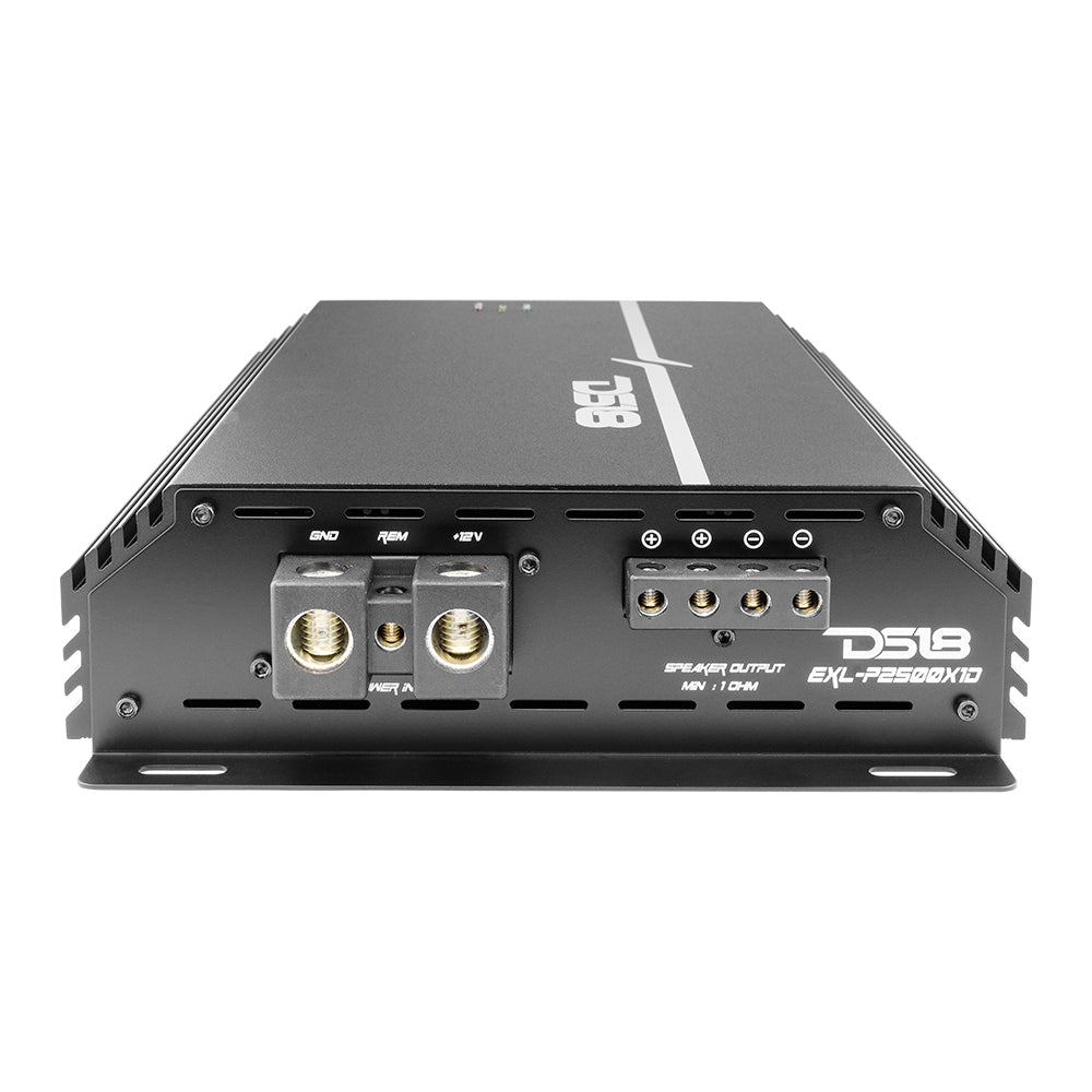 EXL 1-Channel Class D Amplifier 2500 Watts Rms @ 1-Ohm Made In Korea DS18