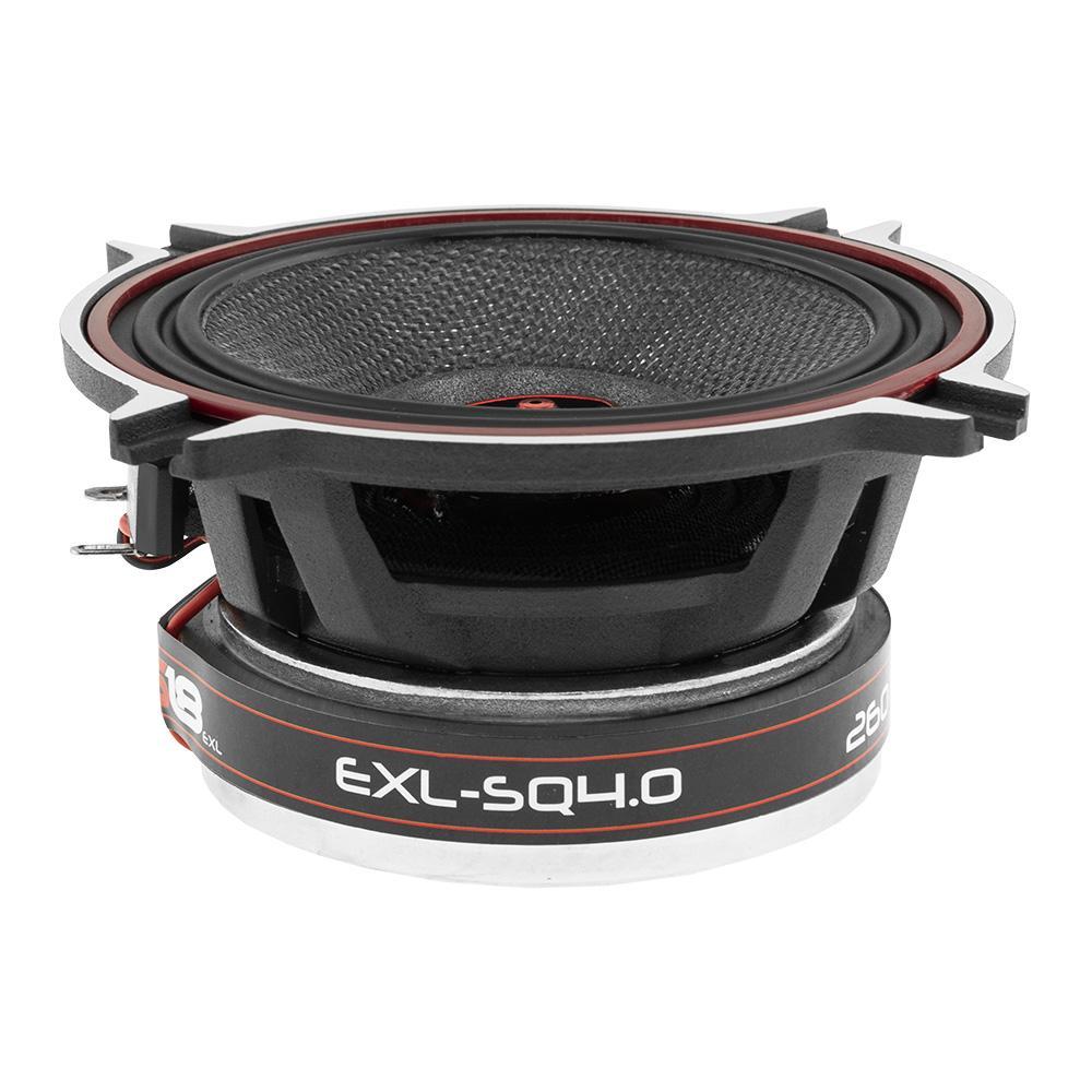 EXL 4" 2-Way Coaxial Speaker with Fiber Glass Cone | 60W RMS 3-Ohm DS18