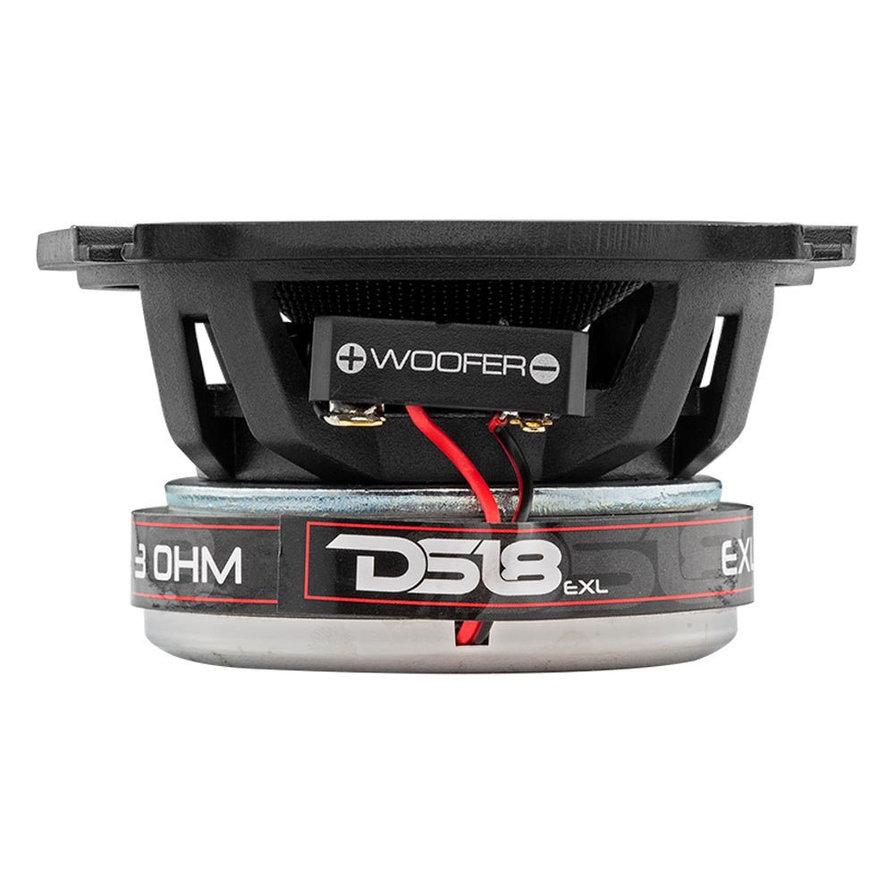 EXL 4" 2-Way Coaxial Speaker with Fiber Glass Cone | 60W RMS 3-Ohm DS18