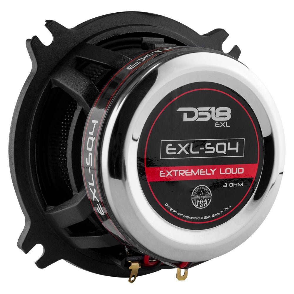 EXL 4" 2-Way Coaxial Speaker with Fiber Glass Cone | 60W RMS 3-Ohm DS18