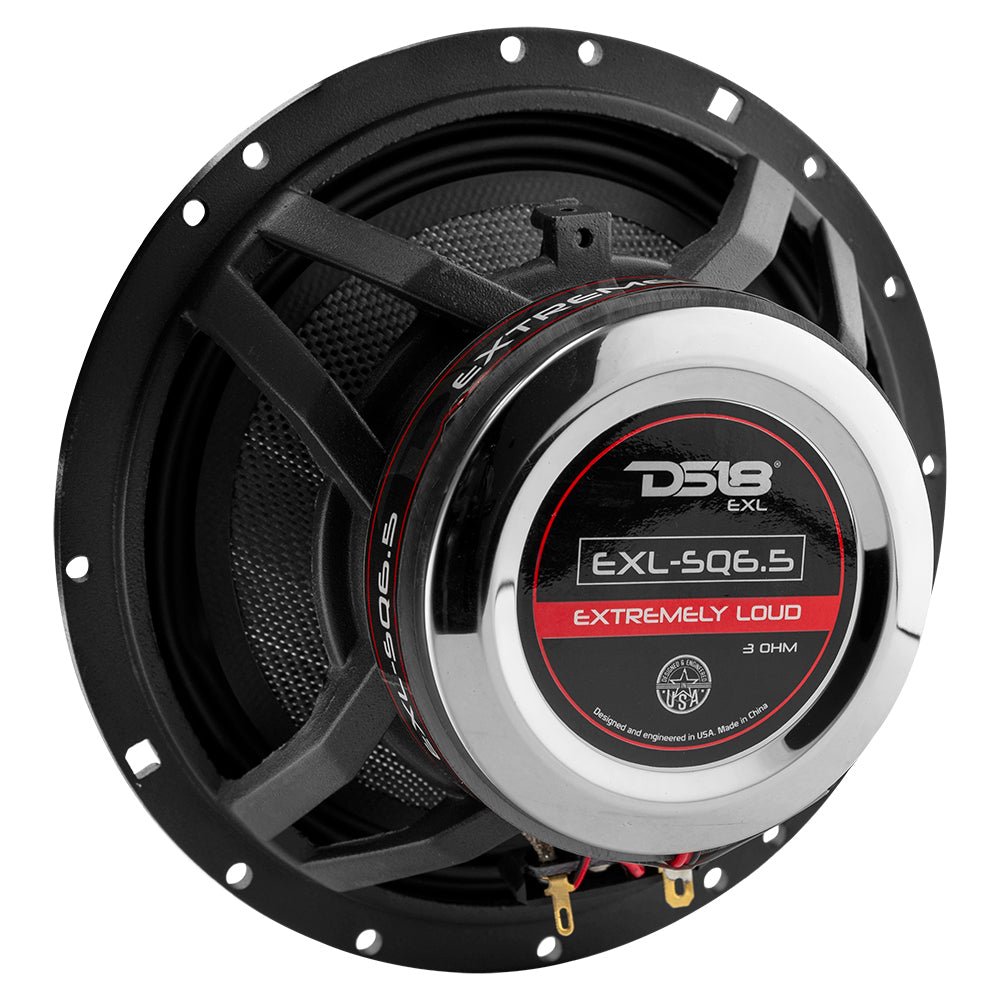 EXL 6.5" 2-Way Coaxial Speaker with Fiber Glass Cone | 120W RMS 3-Ohm DS18