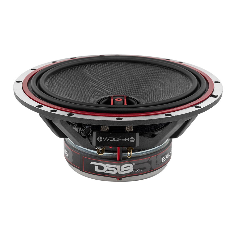 EXL 6.5" 2-Way Coaxial Speaker with Fiber Glass Cone | 120W RMS 3-Ohm DS18
