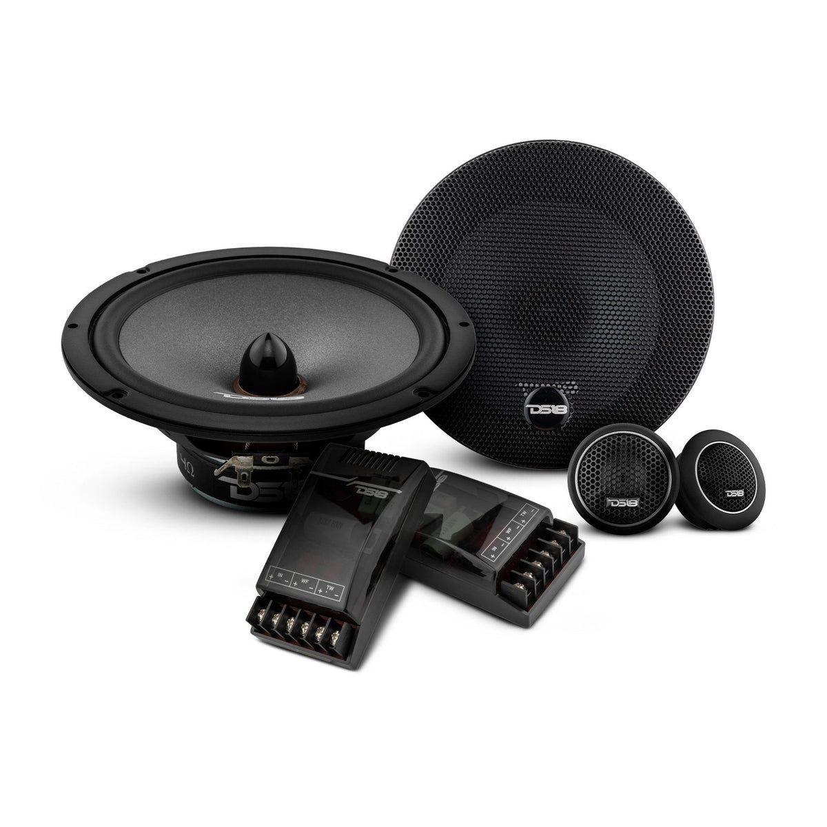 DS18 2008-2019 Honda Accord Front and Back Doors Speakers Best Upgrade/Replacement Package 1800 Watts DS18