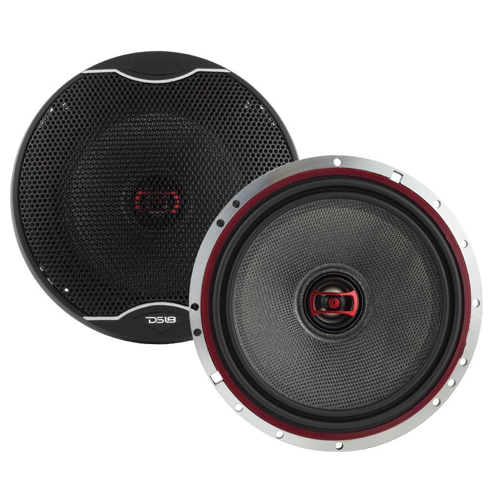 EXL 6.5" 2-Way Coaxial Speaker with Fiber Glass Cone | 120W RMS 3-Ohm DS18