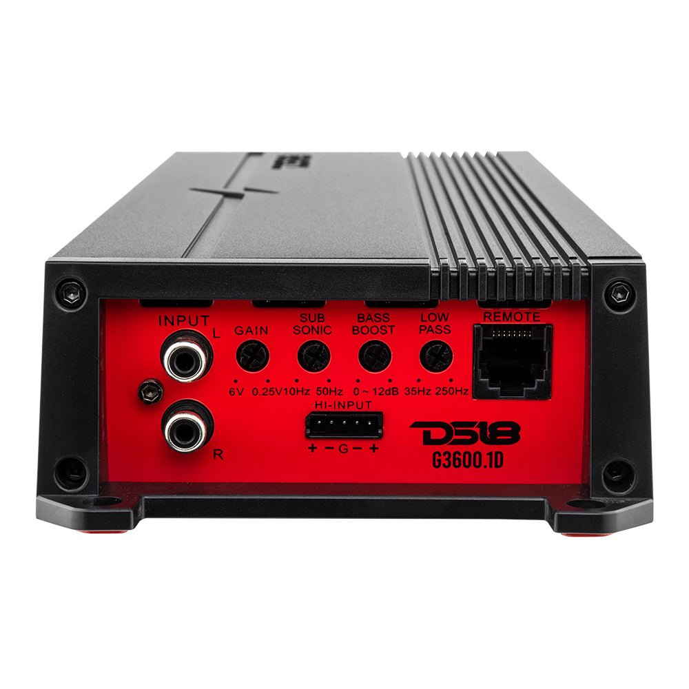 GEN-X Class D 1-Channel Amplifier | 1200W RMS @ 1-Ohm DS18